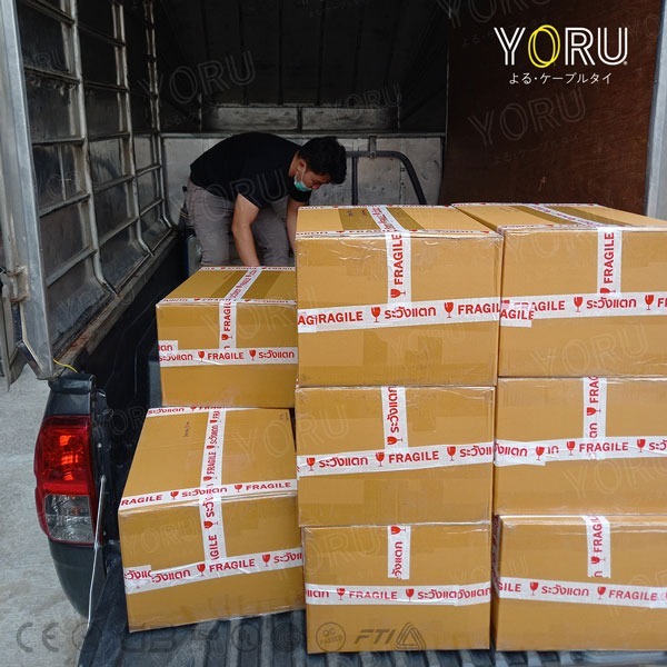 จัดส่งเคเบิ้ลไทร์ YORU ขนาด 12 นิ้ว ความกว้าง 4.8 มิล เส้นสีดำ ใช้สำหรับรัดสายเคเบิ้ล